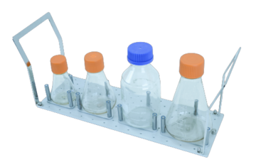 Stiftklammern für Erlenmeyerkolben und Schott-Laborflaschen