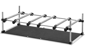 F-Tablar mit Aufbausystem und Querträger