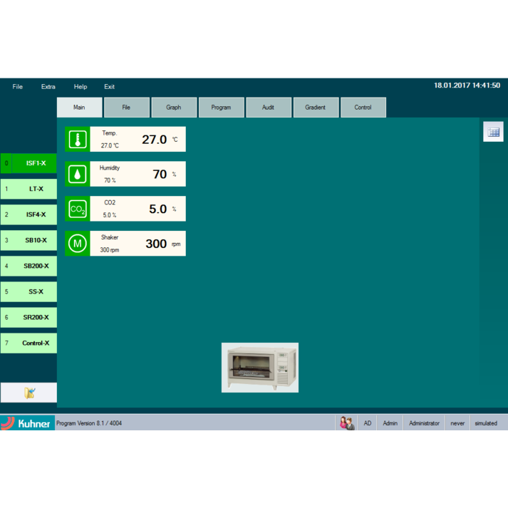 Kuhner Insight Software - Kuhner Shaker